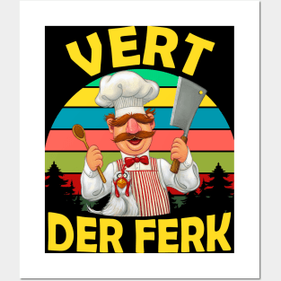 VERT DER FERK COOK Posters and Art